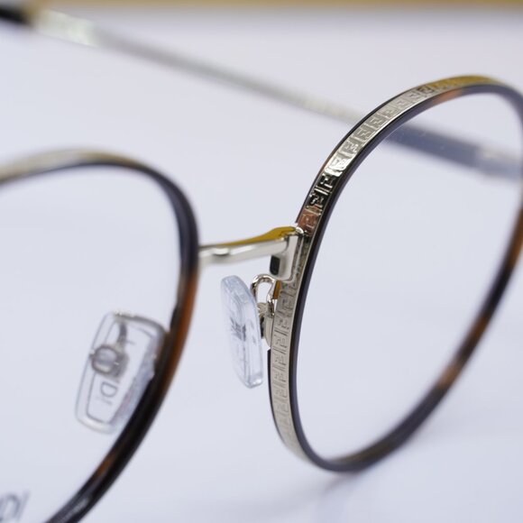 Fendi FE50052U 032 Round Eyeglasses 51mm – Havana/Gold - Picture 3 of 11